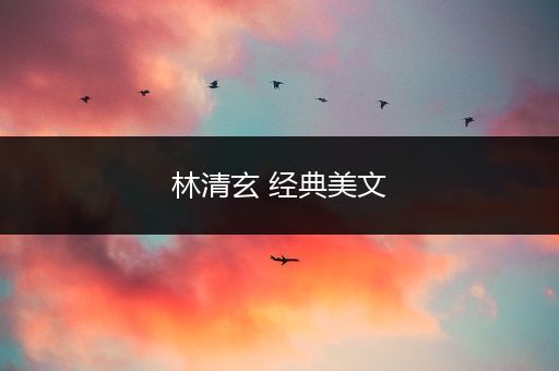 林清玄 经典美文